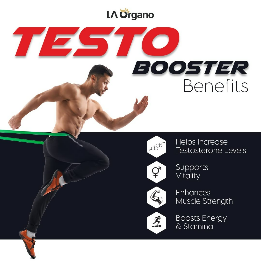 LA Organo Testo Booster Tablets - Distacart