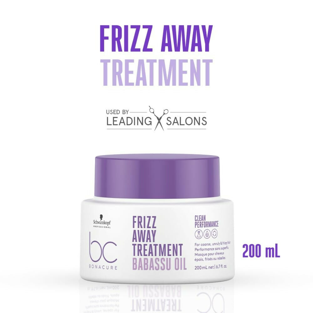Schwarzkopf Professional Bonacure Frizz Away Treatment with Babassu Oil Hair mask - Distacart