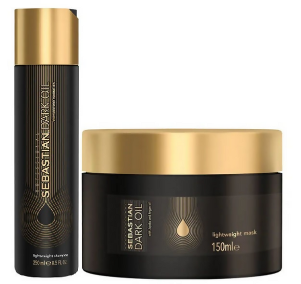 Sebastian Professional Dark Oil Lightweight Shampoo & Mask Combo - Distacart