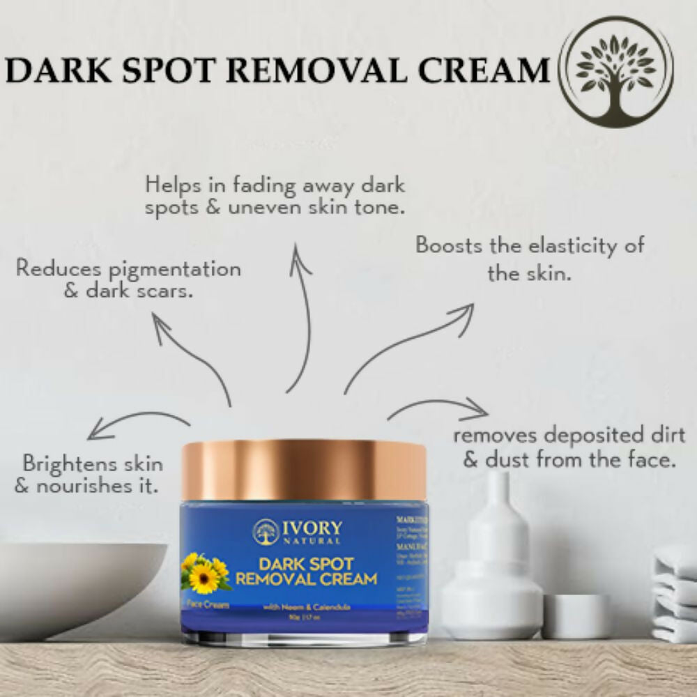 Ivory Natural Dark Spot Removal Face Cream For Dark Spots And Achieve A Glowing Tone - Distacart