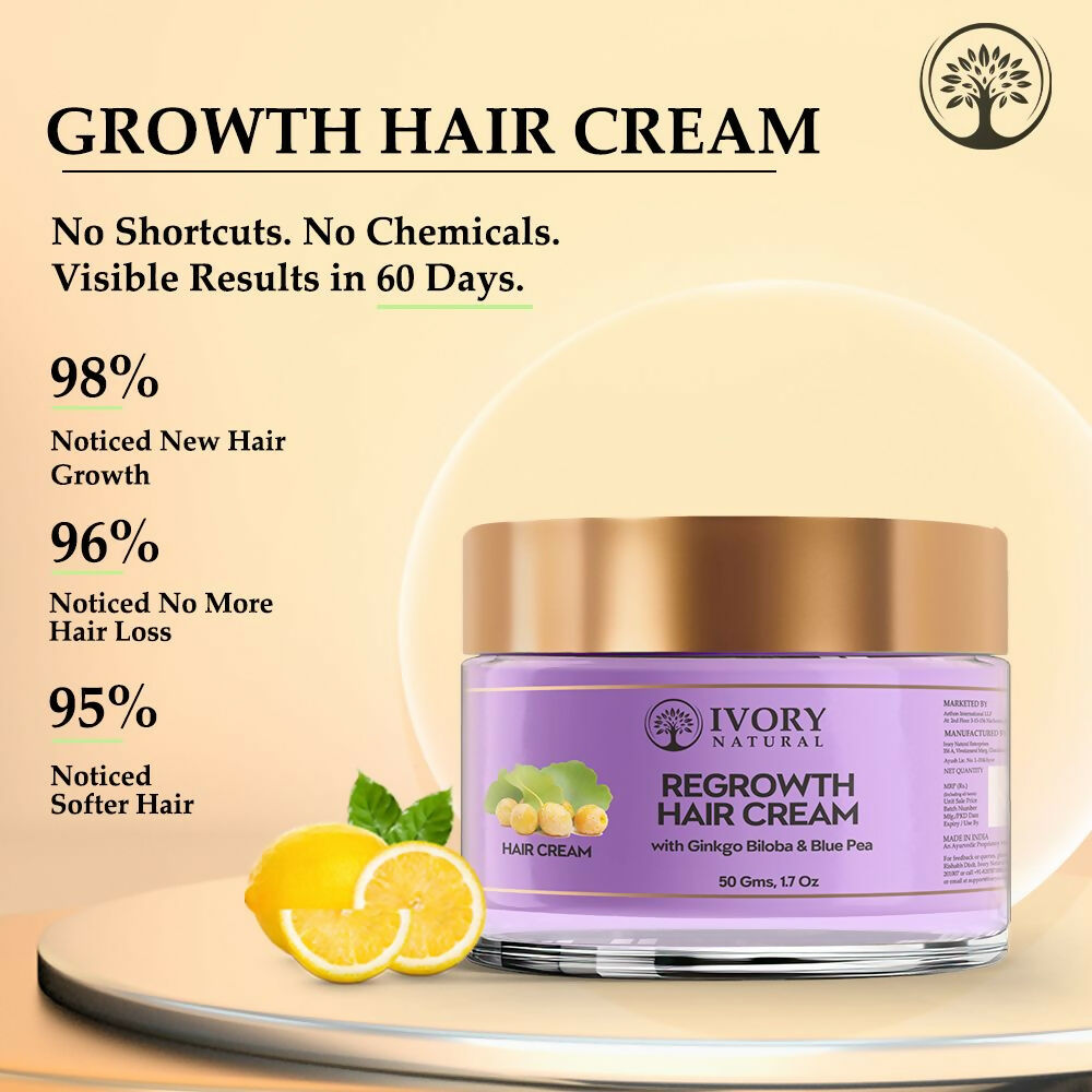 Ivory Natural Hair Growth Cream For Stronger, Healthier Hair - Distacart