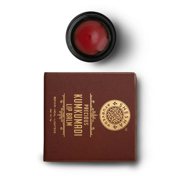 Shesha Ayurveda Kumkumadi Brightening Lip Balm - Distacart