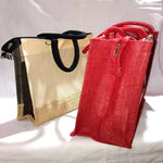 Thumbnail for Jute Ladies Fashion Bags Combo - Big & Small - Distacart