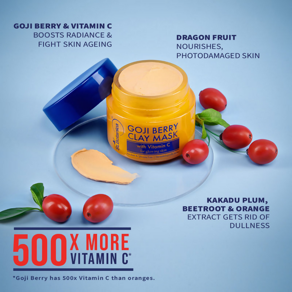 St.Botanica Goji Berry Face Mask With Goji Berry & Vitamin C For Youthful Glow - Distacart