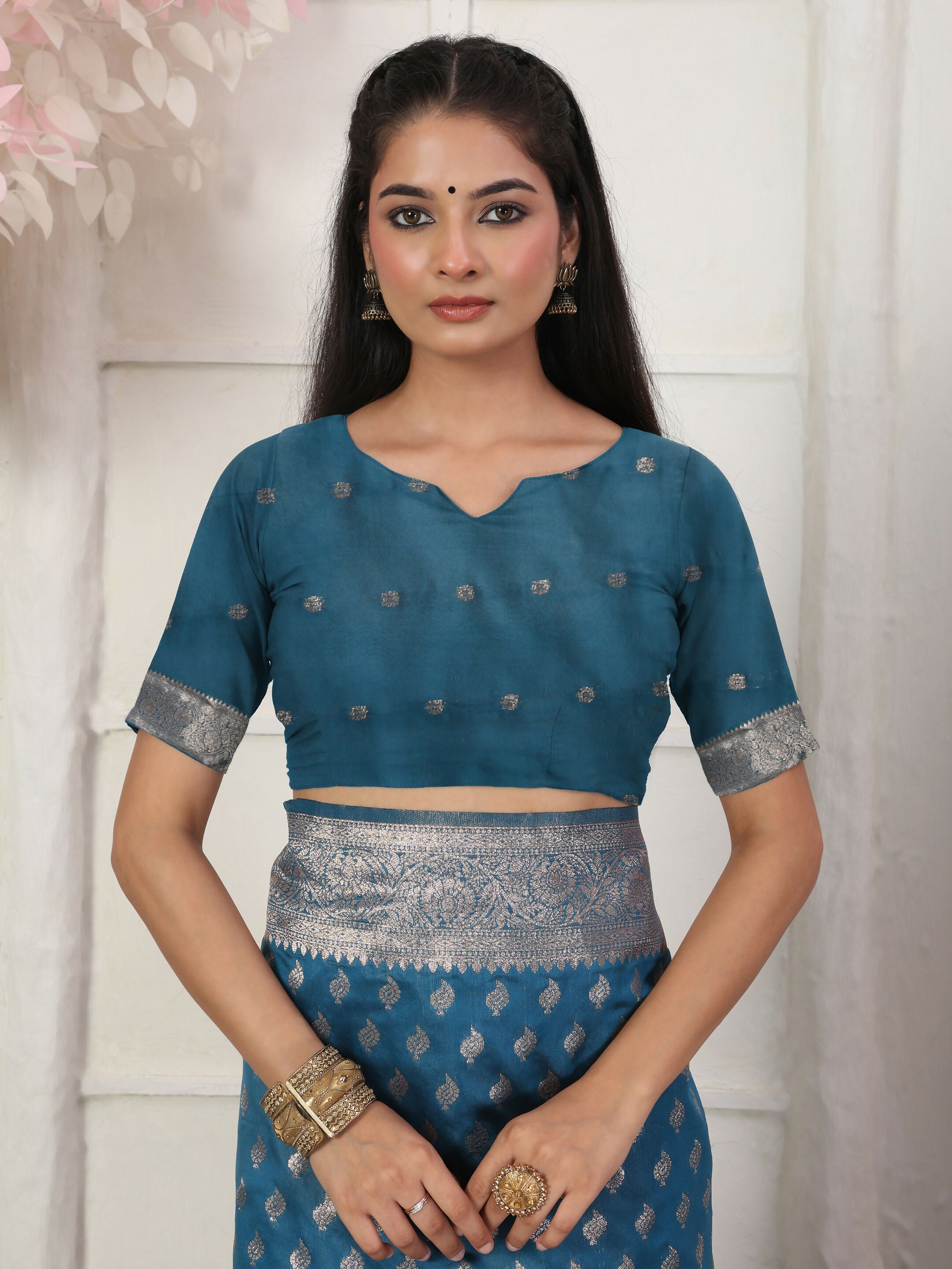 Astita Lichi Silk Light Pink Saree