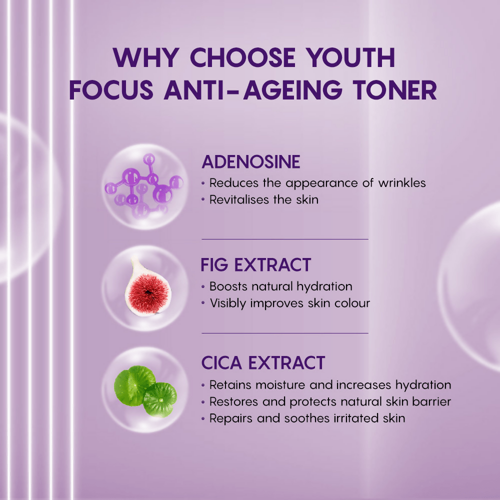 AHC Youth Focus Anti-Ageing Hydrating Face Toner With Pro Retinal 11X - Korean skincare