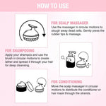 Thumbnail for Nykaa Naturals Scalp Massager Brush For Blood Circulation & Natural Hair Growth - Pink - Distacart