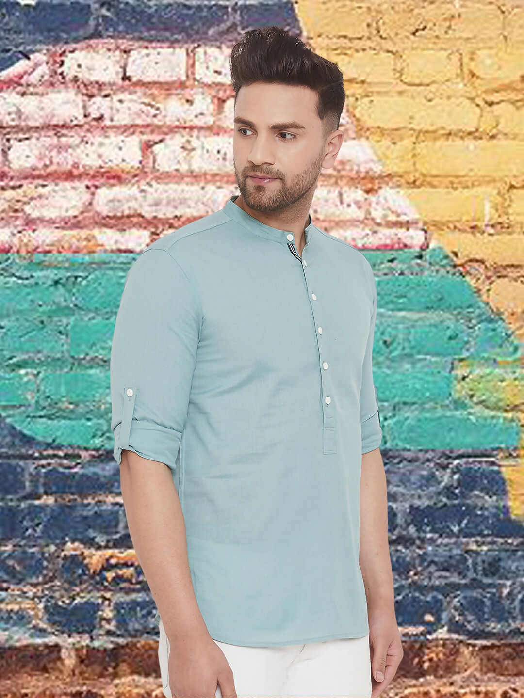 Even Apparels Men's Pure Cotton Green Kurta - Distacart