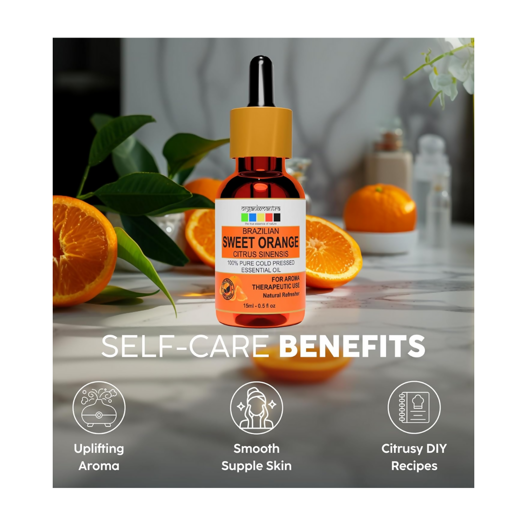 Organix Mantra Sweet Orange Essential Oil for Diffuser