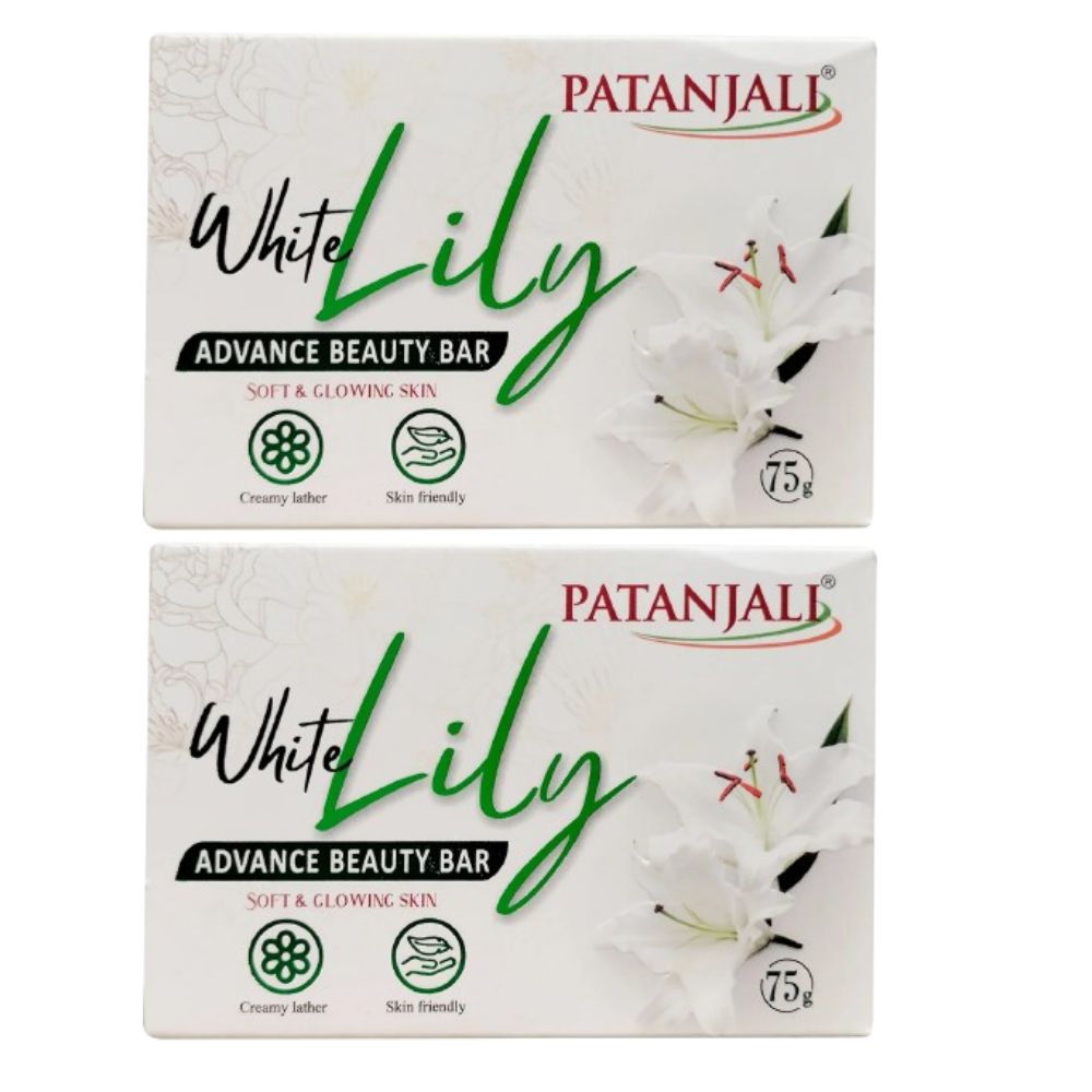 Patanjali White Lily Advance Beauty Bar - Distacart