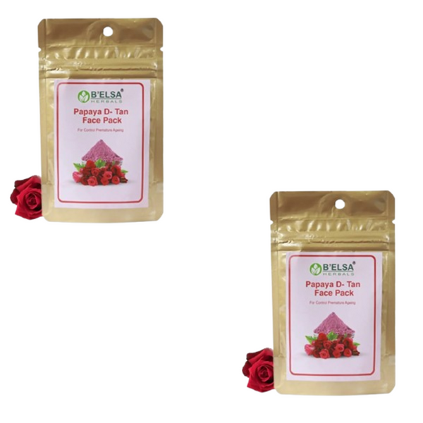 Belsa Herbals Organic Premature Aging Control Rose Face Pack - Distacart