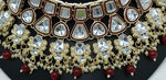 Thumbnail for Jewel City Kundan Choker Set with Pearl Tassels - Premium Glass Cut Stone Wedding Collection