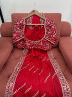 Thumbnail for Preksha Creation Women Chinon Silk with Thread & Sequence work Saree - Distacart