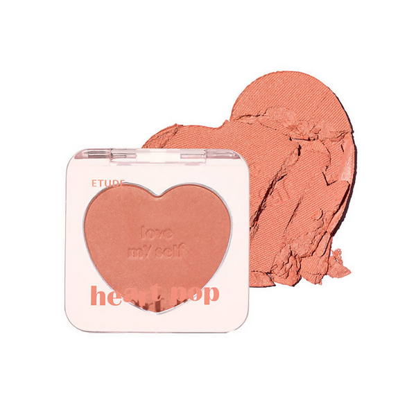 Etude House Heart Pop Blusher - Super Sunset - Distacart