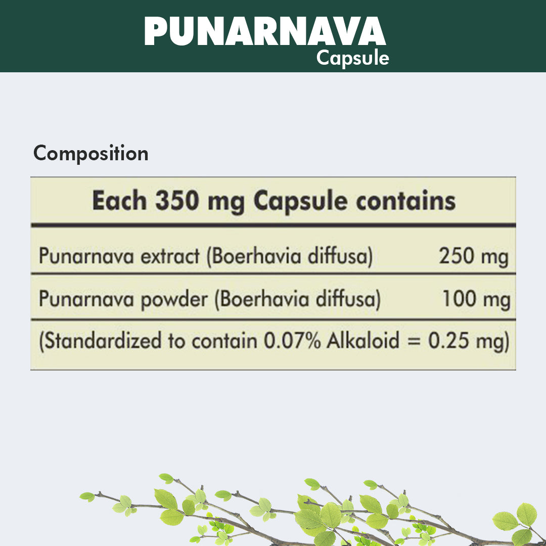 Herbal Hills Ayurveda Punarnavahills Capsules - Distacart