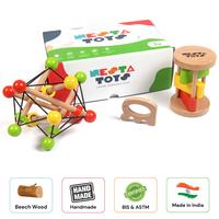 Thumbnail for New Born Gift - Skwish, Clacker and Elephant Teether 3