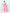 Piyari Fashion Women's Pink Cotton Silk Jamdani Saree