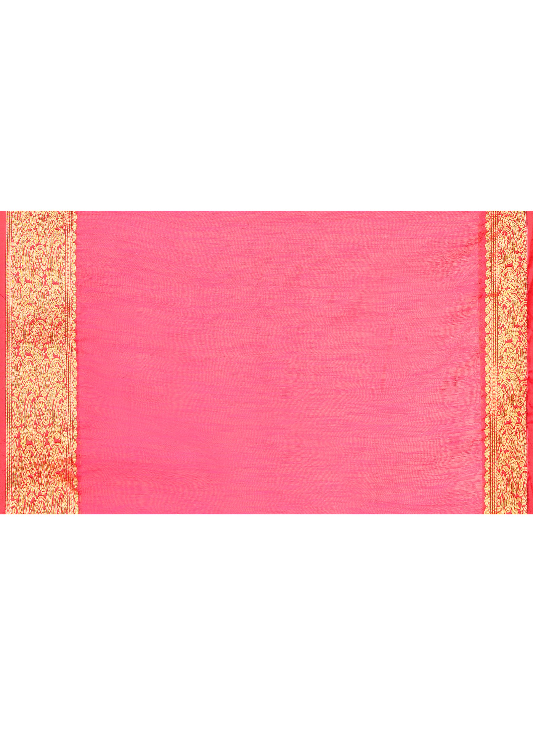 Piyari Fashion Women`s Cotton Blend Rani Handloom Saree With Blouse