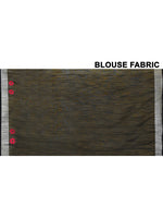 Thumbnail for Piyari Fashion Women's Black Exclusive Applique Saree With Blouse Piece