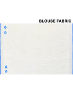 Thumbnail for Piyari Fashion Women's White Exclusive Applique Saree With Blouse Piece