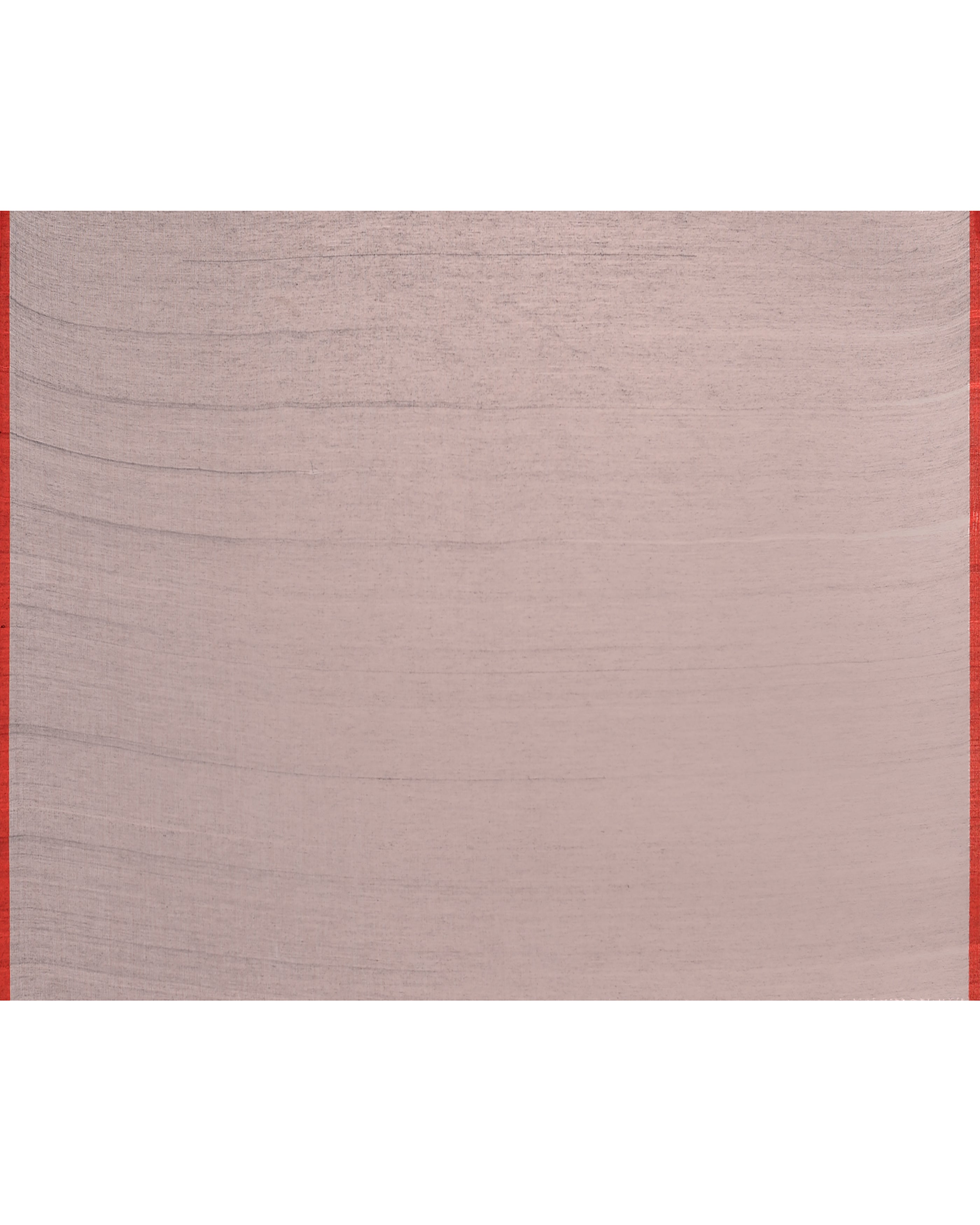 Piyari Fashion Women`s Grey Hand Work Cotton Saree With Blouse