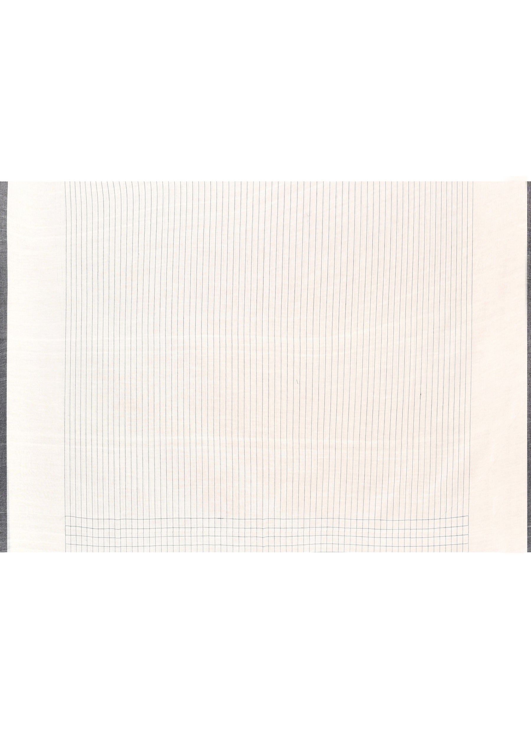 Piyari Fashion Women`s Off White Mul Cotton Handloom Jamdani Saree With Blouse