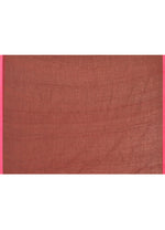 Thumbnail for Piyari Fashion Women`s Brown Mul Cotton Handloom Jamdani Saree With Blouse