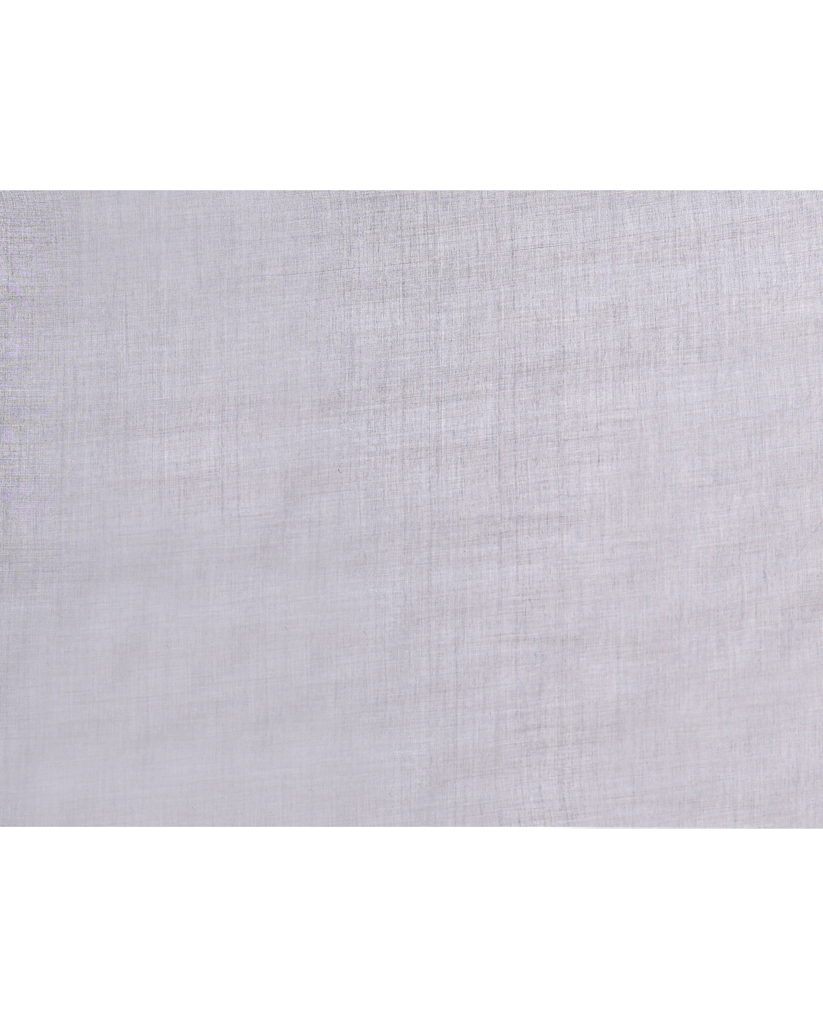 Piyari Fashion Handspun Cotton Silver Grey Handloom Saree With Blouse