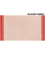 Thumbnail for Piyari Fashion Off White Tussar Silk Jamdani Saree With Blouse Piece