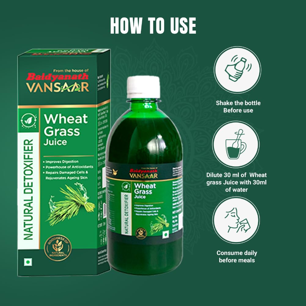 Baidyanath Vansaar Wheat Grass Juice - Distacart