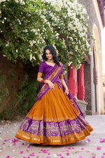 Thumbnail for Lehenga Mart Designer Wedding Lehenga Choli For Women - Purple - Distacart