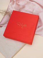 Thumbnail for Green Stone Kundan Neckpiece with Grey Stones (Grey) - Ruby Raang - Distacart