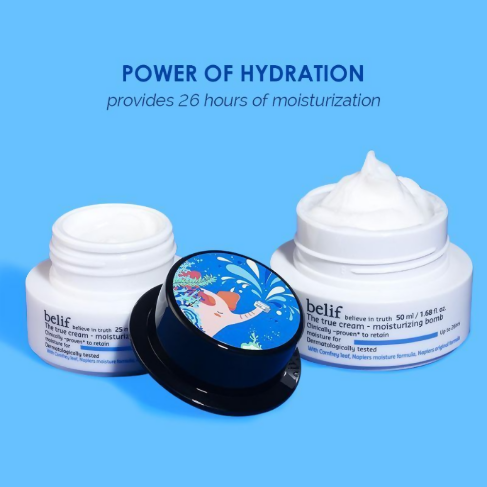 Belif The True Cream Moisturizing Bomb Clinically Proven To Retain Moisture