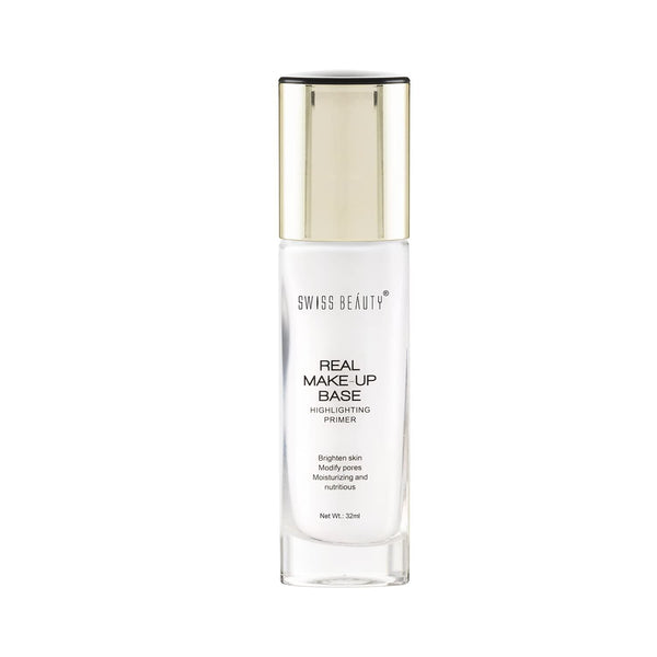 Swiss Beauty Real Makeup Base Highlighting Primer - Shade- Pink Tint - Distacart