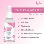 Thumbnail for Bake 2% Alpha Arbutin Face Serum With Kojic Acid & Niacinamide - Distacart