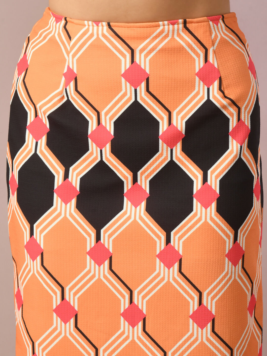 Myshka Women's Multi Printed Knee Length Party Embellished Skirts - Distacart