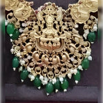 Thumbnail for Jewel City Exquisite Traditional Gold-Plated Necklace Set with Emerald Beads