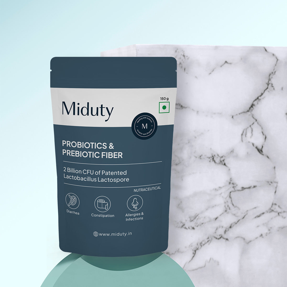 Miduty by Palak Notes Probiotics & Prebiotic Fiber powder - Distacart