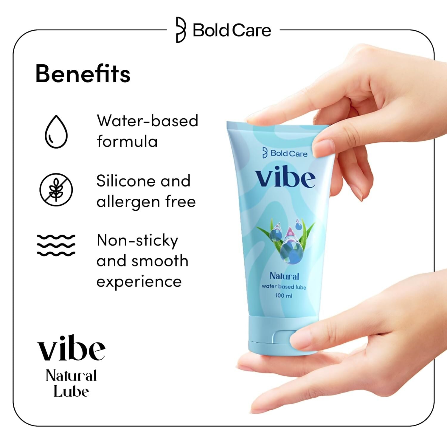 Bold Care Vibe - Natural Aloe Vera Gel - Distacart