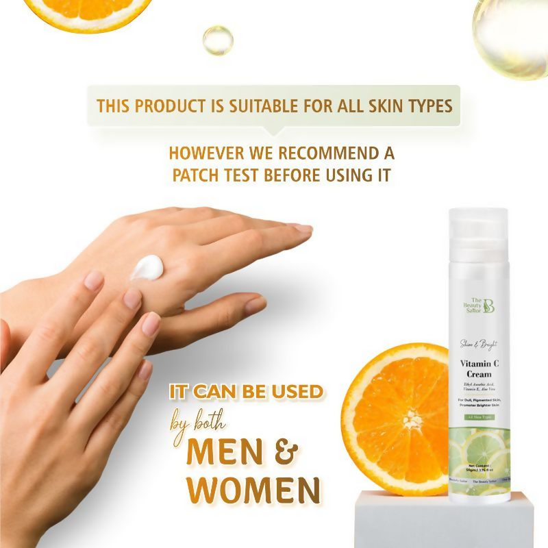 The Beauty Sailor Shine & Bright Vitamin C Cream For All Skin Types - Distacart