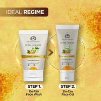 Thumbnail for The Man Company De Tan Face Wash For Men with Turmeric & Moringa