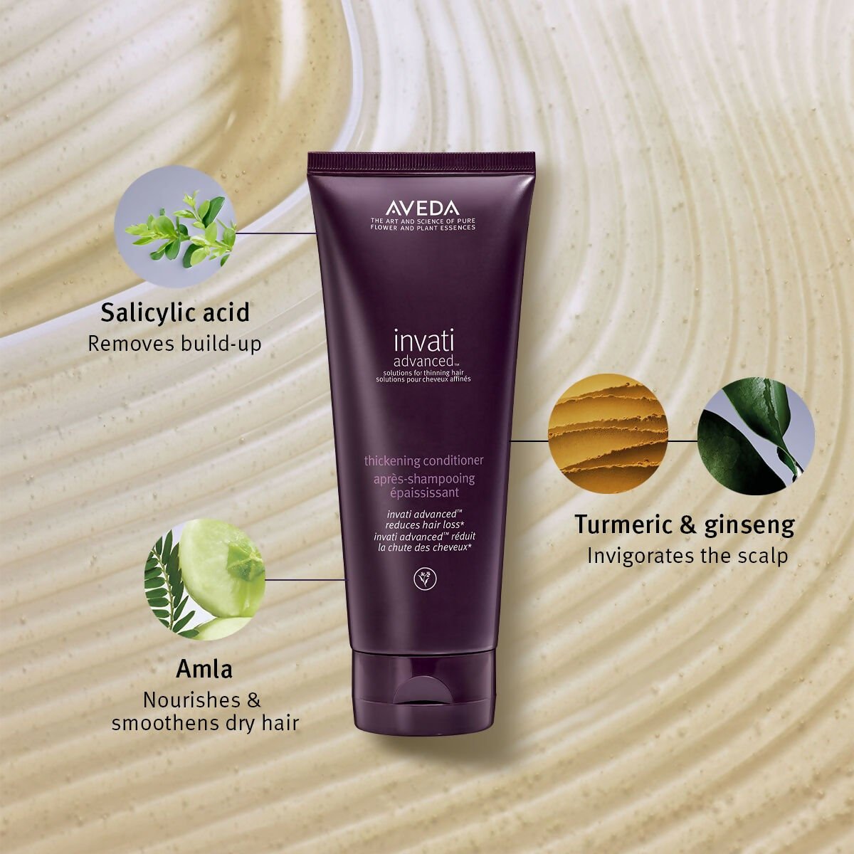 Aveda Invati Advanced Hair Conditioner For Hairfall Control & Hair Thickening - Distacart