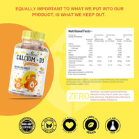 Thumbnail for Nutrazee Calcium + D3 Gummies For Kids & Adults - Distacart