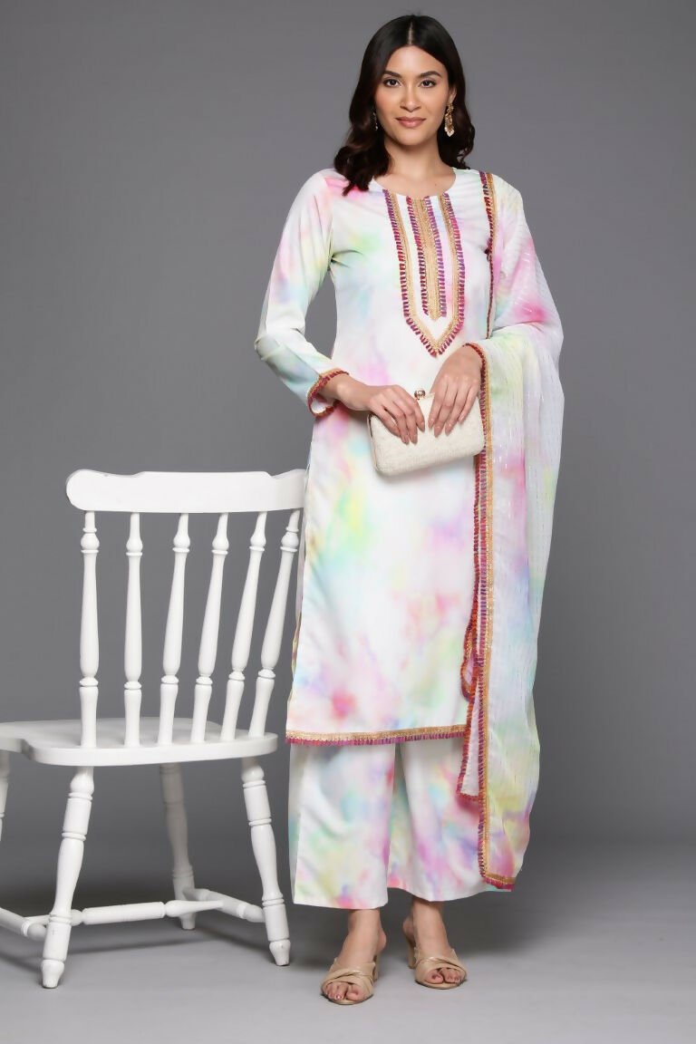 Ahalyaa Women's Traditional wear Kurta Set - Multi Color - Distacart