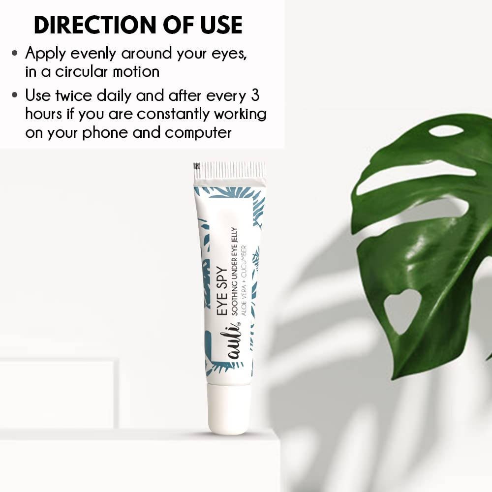 Auli Eye Spy Cucumber + Aloe Vera Soothing Under Eye Gel - Distacart