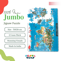 Thumbnail for 108 Pcs World Map Puzzle 3