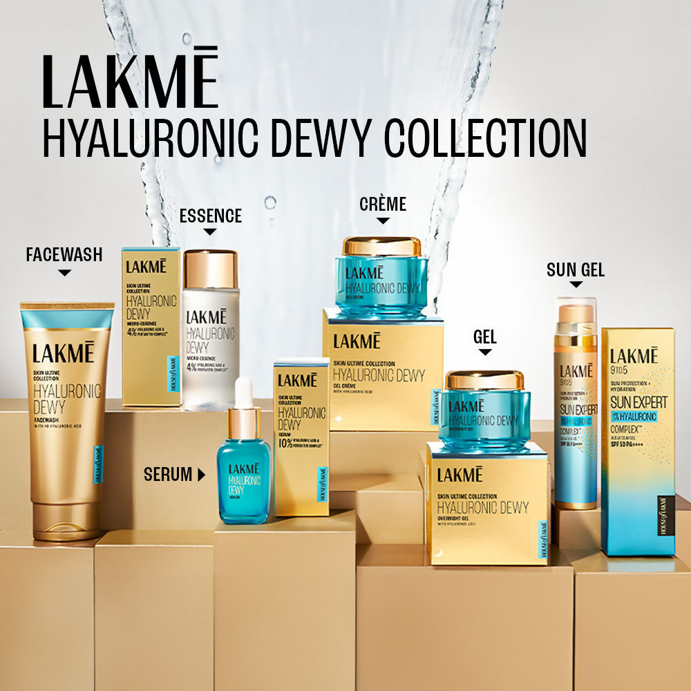 Lakme Hyaluronic Dewy Face Wash Hyadrating with 4D Hyaluronic Acid - Distacart