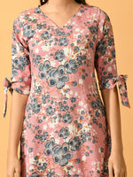 Thumbnail for Myshka Women's Pink A-Line Party Dress - Distacart