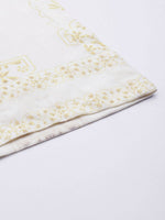 Thumbnail for Ahalyaa Off White Printed Basic Jumpsuit - Distacart