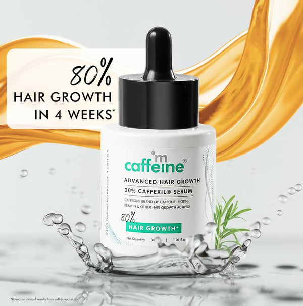 mCaffeine Advanced Hair Growth 20% Caffexil Hair Serum with Rosemary - Distacart
